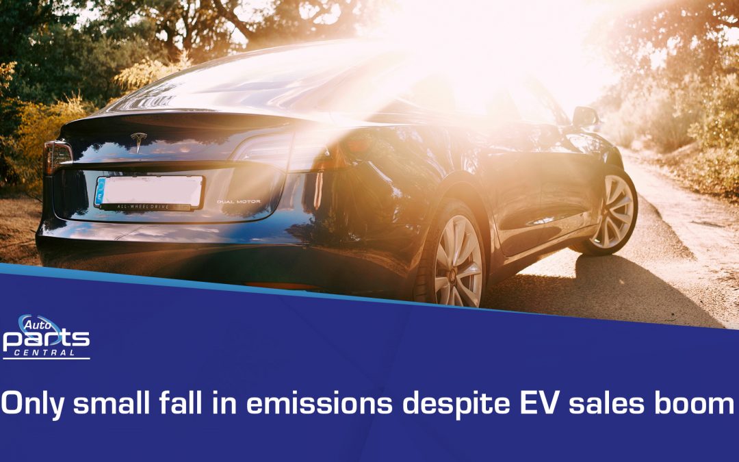 Only a small fall in emissions despite EV sales boom